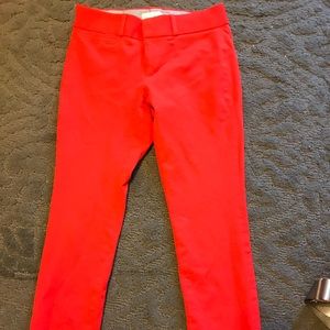 Banana republic 00p red Sloan pant